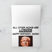 CARTES D'ANNIVERSAIRE DE DONALD TRUMP POUR MAMAN (Intérieur)
