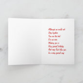 Cartes d'anniversaire de femme (Intérieur)