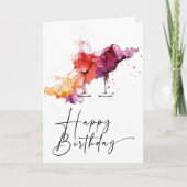 Cartes d'anniversaire de femme ou d'homme (Devant)