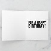 CARTES D'ANNIVERSAIRE DE FILLES DE BUXOM BRUNETTE  (Intérieur)