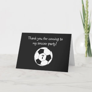 Cartes d'anniversaire de football sport pour garço