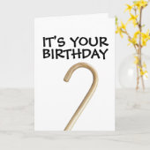 CARTES D'ANNIVERSAIRE DE FOUET BRITANNIQUE (Fleur jaune)