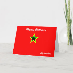 Cartes d'anniversaire de grand frère
