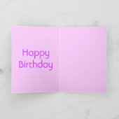 Cartes d'anniversaire de la danseuse du ventre (Intérieur)