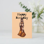 Cartes d'anniversaire de la danseuse du ventre (Debout devant)