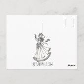 Cartes d'anniversaire de la danseuse du ventre (Dos)