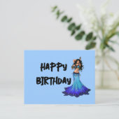 Cartes d'anniversaire de la danseuse du ventre (Debout devant)