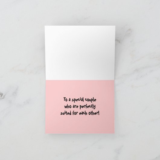 Cartes d'anniversaire de l'amour des pingouins (Intérieur)