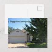 Cartes d'anniversaire de maison heureuse (Devant / Derrière)