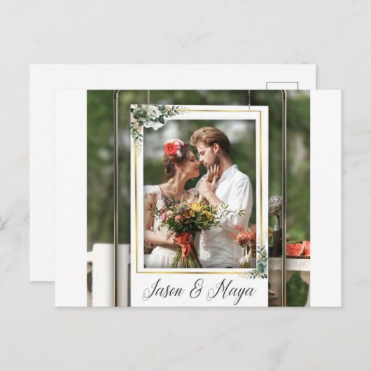 Cartes d'anniversaire de mariage (Devant / Derrière)