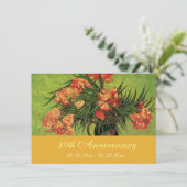 Cartes d'anniversaire de mariage en beaux-arts flo (Debout devant)