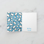 Cartes d'anniversaire de Merci mignon d'hiver de (Intérieur)