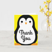 Cartes d'anniversaire de Merci mignon d'hiver de (Fleur jaune)