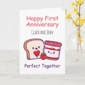 cartes d'anniversaire de premier mariage amusantes (Fleur jaune)