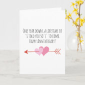 cartes d'anniversaire de premier mariage amusantes (Fleur jaune)
