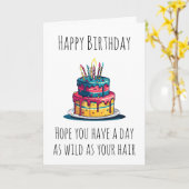 cartes d'anniversaire de tante (Fleur jaune)