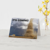 CARTES D'ANNIVERSAIRE DE TORNADO (Fleur jaune)