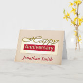 Cartes d'anniversaire des employés personnalisable (Fleur jaune)