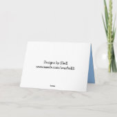 Cartes d'anniversaire drôle d'hippopotame (Dos)