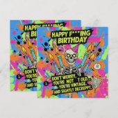 cartes d'anniversaire drôles (Devant / Derrière)