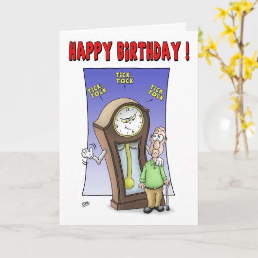 Cartes d'Anniversaire drôles : Coche (Fleur jaune)