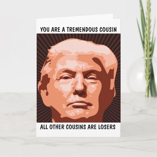 CARTES D'ANNIVERSAIRE DRÔLES DE DONALD TRUMP POUR  (Devant)