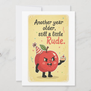 cartes d'anniversaire drôles de pommes