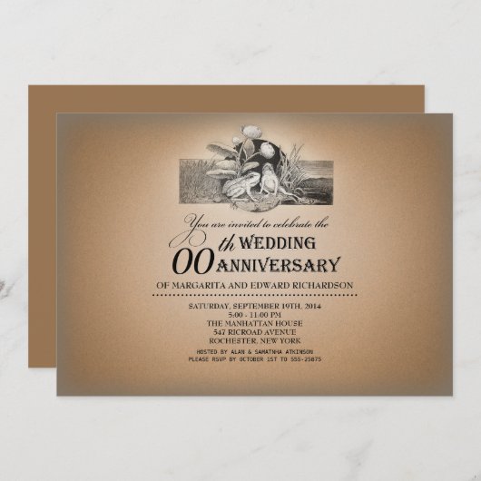 Cartes d'anniversaire drôles et typographiques vin (Devant / Derrière)