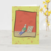 Cartes d'anniversaire drôles : Jour accomplissant (Fleur jaune)