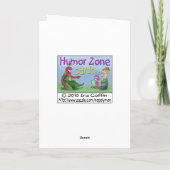 Cartes d'anniversaire drôles : Un succès (Dos)