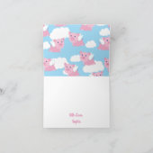 Cartes d'anniversaire du 1er Merci (Intérieur)