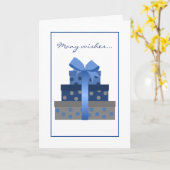 Cartes d'anniversaire empilées (Fleur jaune)