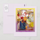 Cartes d'anniversaire Fleur parfumée (Devant / Derrière)