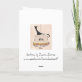 Cartes d'anniversaire folles de cages à oiseaux de (Dos)