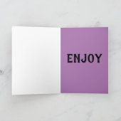 CARTES D'ANNIVERSAIRE GOTHIQUE (Intérieur)