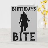 CARTES D'ANNIVERSAIRE GOTHIQUE TWISTED VAMPIRE (Fleur jaune)