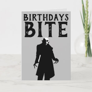 CARTES D'ANNIVERSAIRE GOTHIQUES, DRACULA NOSFERATU