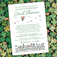 Cartes d'anniversaire jubilaires Fleurs sauvages c
