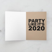 CARTES D'ANNIVERSAIRE MASQUE GAZ (Intérieur)