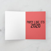 CARTES D'ANNIVERSAIRE MASQUE GAZ (Intérieur)