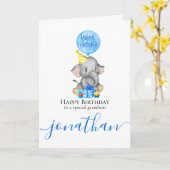 Cartes d'anniversaire mignonnes pour votre petit-f (Fleur jaune)