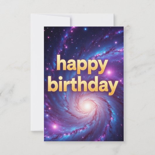 cartes d'anniversaire moderne fun unique (Devant)