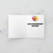 CARTES D'ANNIVERSAIRE NON BIDEN ARY FUNNY (Intérieur)