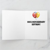 CARTES D'ANNIVERSAIRE NON BIDEN ARY FUNNY (Intérieur)