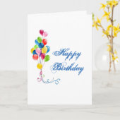 Cartes d'anniversaire originales (Fleur jaune)