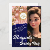 Cartes d'anniversaire personnalisées (Devant / Derrière)