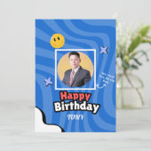 Cartes d'anniversaire personnalisées - Fun & Uniqu (Debout devant)