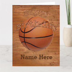 Cartes Basket Ball D Anniversaire Zazzle Be