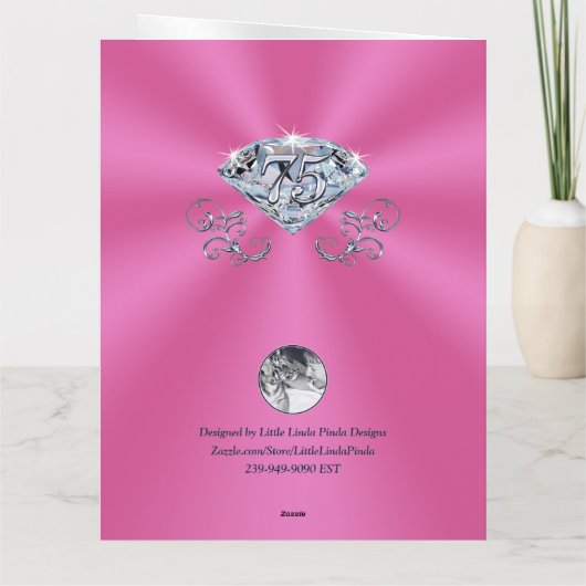 Cartes d'anniversaire pour elle, maman, femme, soe (Dos)