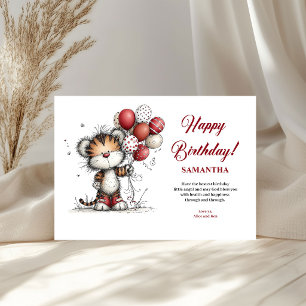 Cartes d'anniversaire pour enfants avec des animau